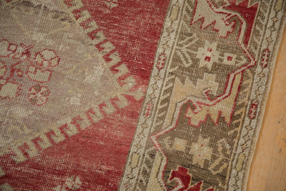 3.5x11 Vintage Distressed Oushak Rug Runner