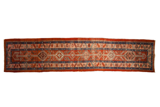 3x14.5 Antique Heriz Rug Runner