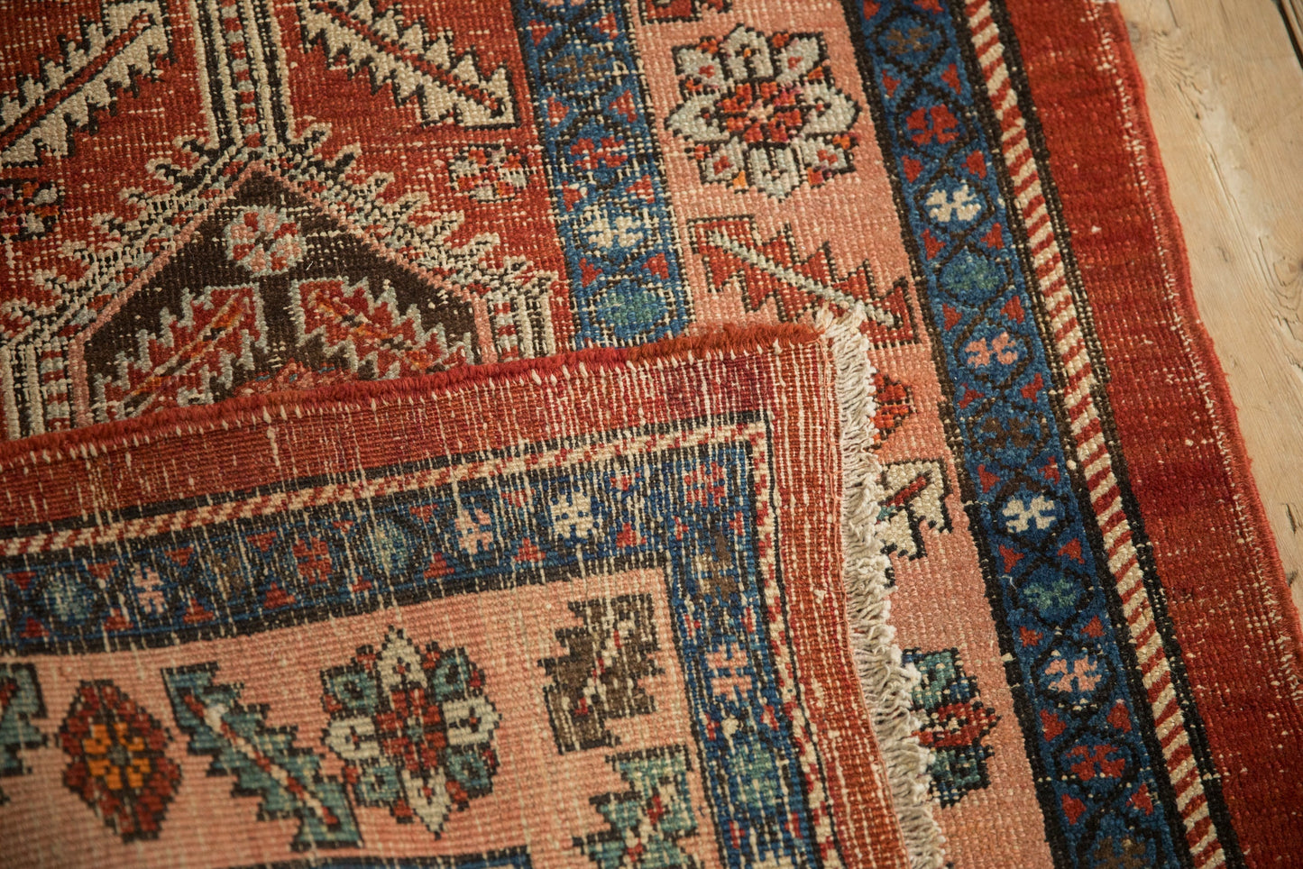 3x14.5 Antique Heriz Rug Runner