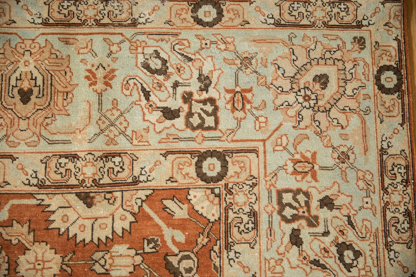 RESERVED 9.5x12.5 Vintage Distressed Tabriz Carpet