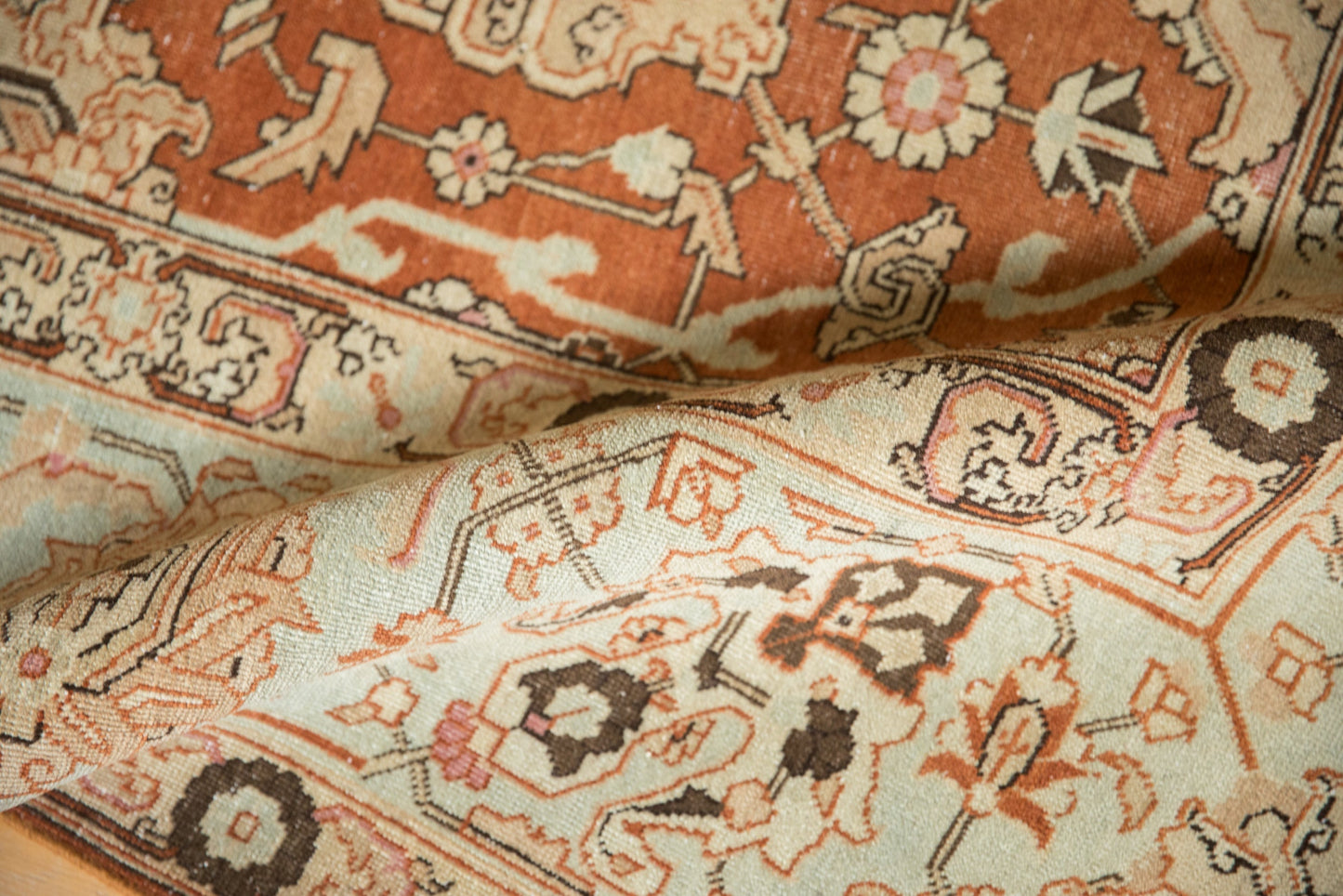 RESERVED 9.5x12.5 Vintage Distressed Tabriz Carpet