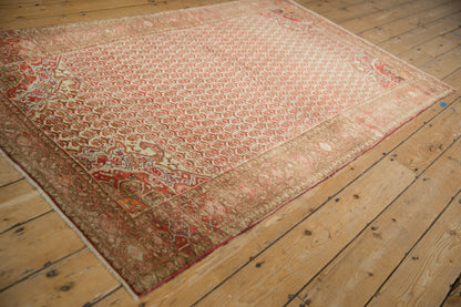 4x7 Vintage Distressed Malayer Rug
