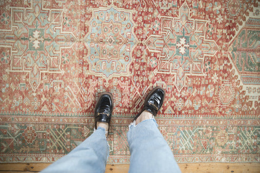 4.5x12 Vintage Distressed Karaja Rug Runner