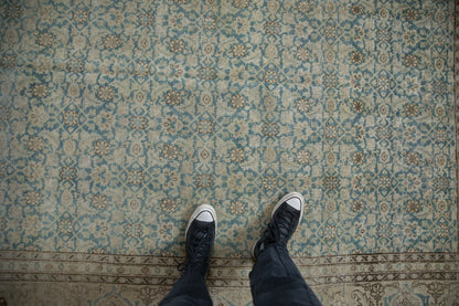 7x10 Vintage Distressed Tabriz Carpet