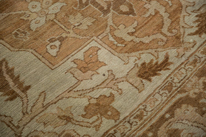 9x12.5 Vintage Distressed Heriz Carpet