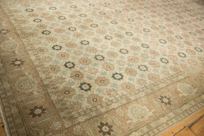 8.5x12.5 Vintage Distressed Qom Carpet