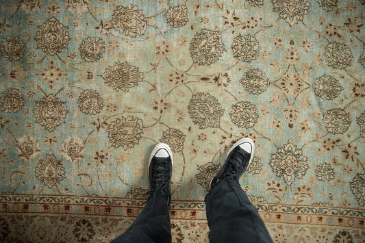 9.5x13 Vintage Distressed Meshed Carpet