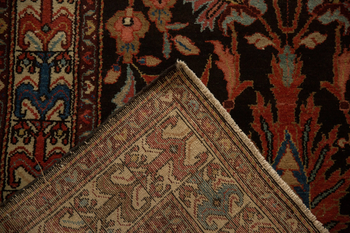 3.5x18.5 Vintage Malayer Rug Runner