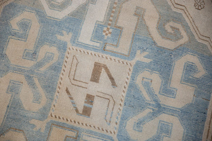 4x10.5 Vintage Distressed Caucasian Rug Runner