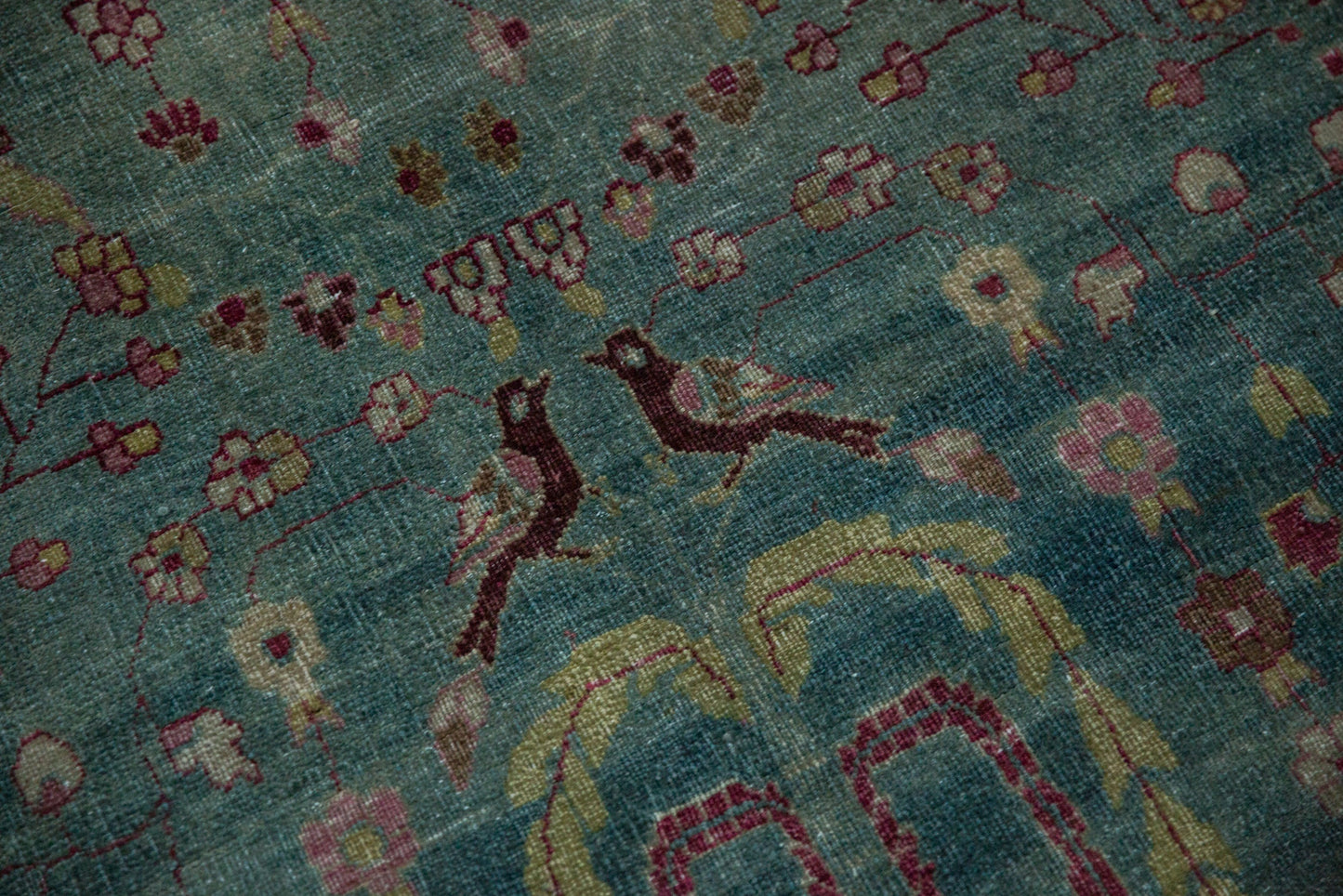 4x5.5 Vintage Distressed Meshed Rug