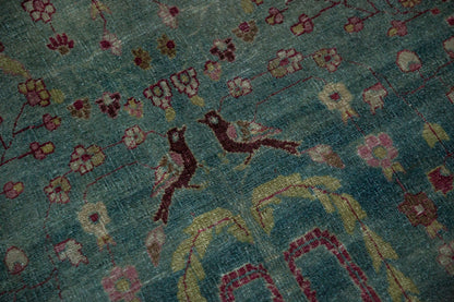 4x5.5 Vintage Distressed Meshed Rug