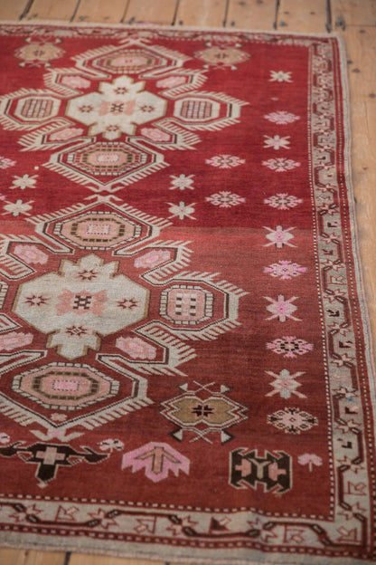 3.5x5.5 Vintage Distressed Caucasian Rug