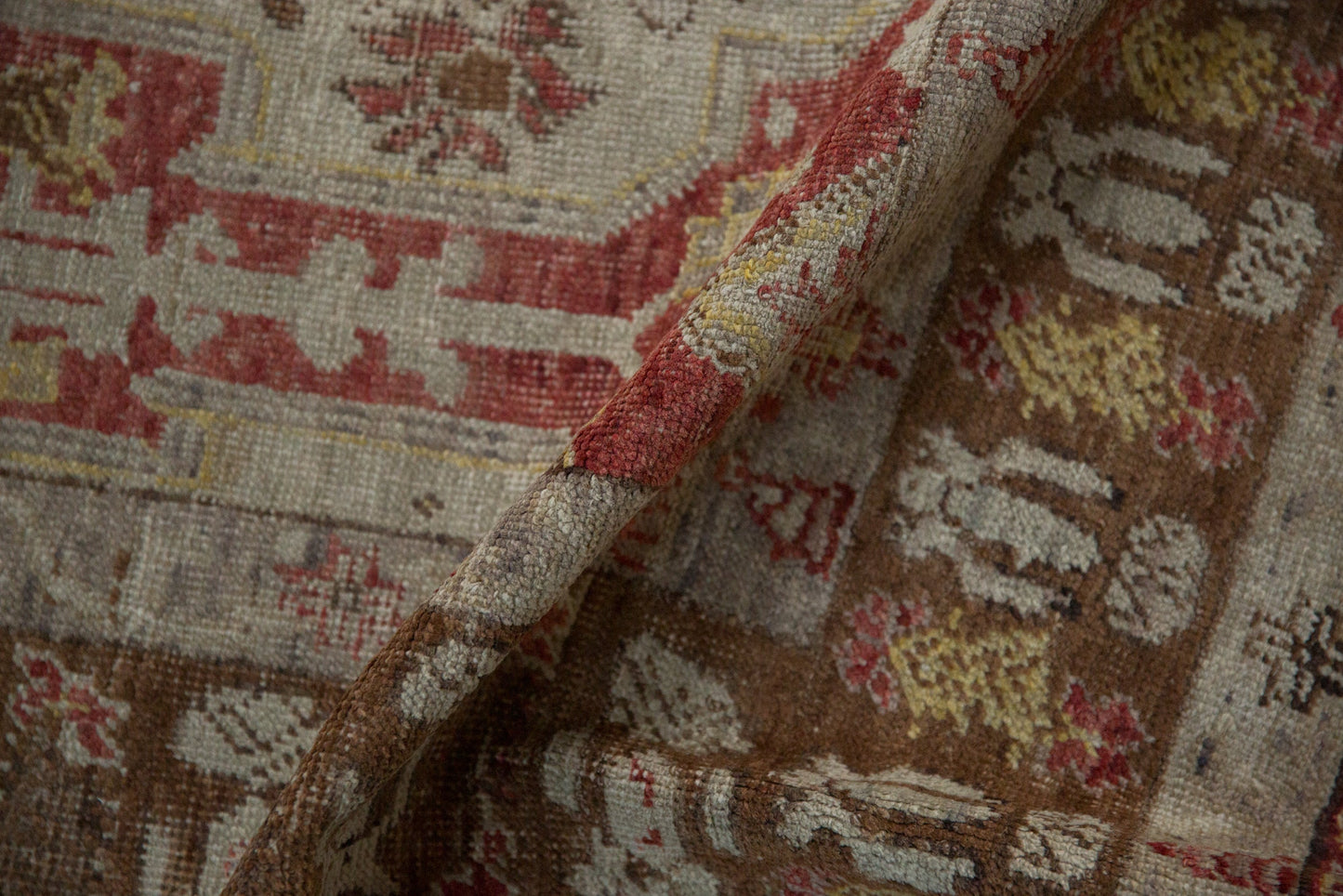 3.5x5 Vintage Distressed Anatolian Rug