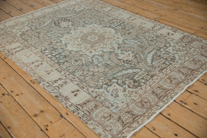 4.5x6 Vintage Distressed Tabriz Rug