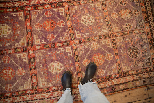 4x7 Vintage Distressed Khotan Rug
