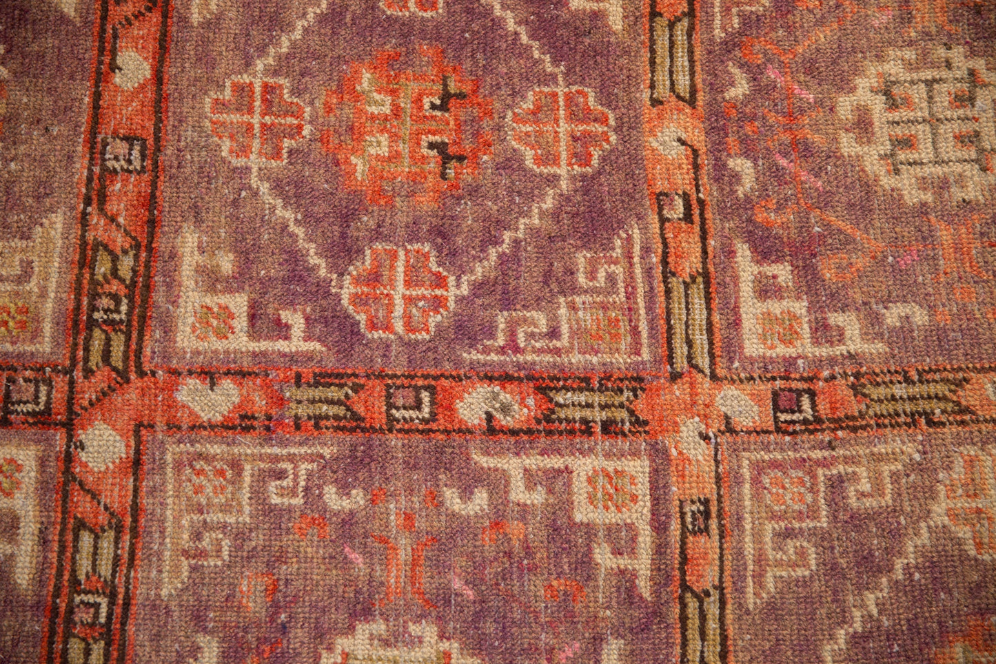 4x7 Vintage Distressed Khotan Rug