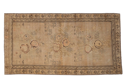 3.5x6.5 Antique Distressed Karabagh Rug