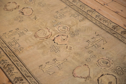 3.5x6.5 Antique Distressed Karabagh Rug