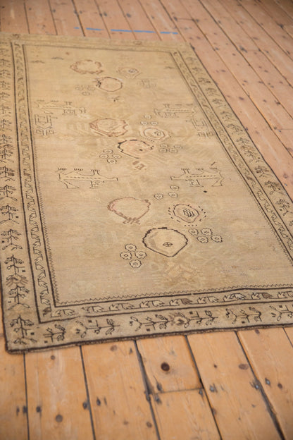 3.5x6.5 Antique Distressed Karabagh Rug