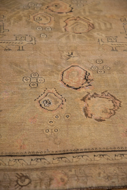 3.5x6.5 Antique Distressed Karabagh Rug
