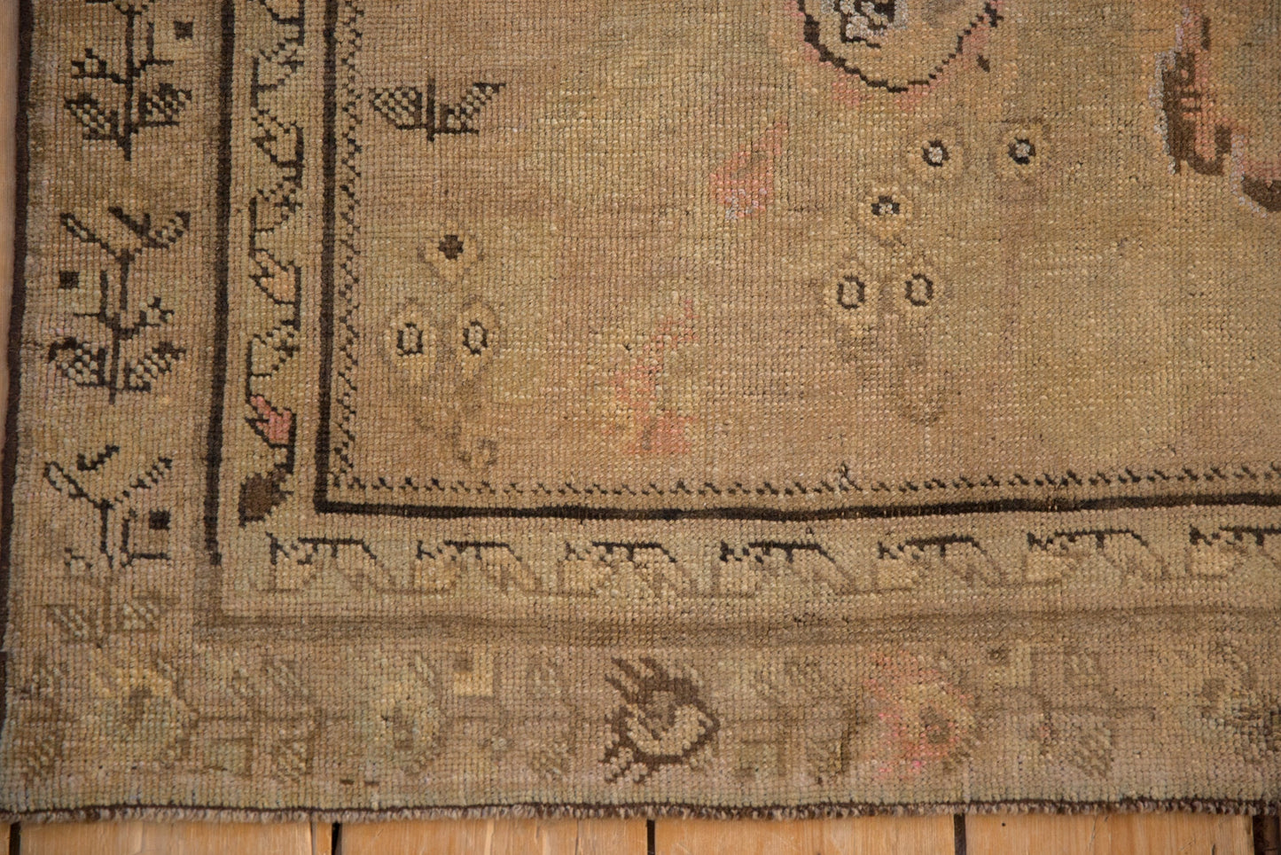 3.5x6.5 Antique Distressed Karabagh Rug