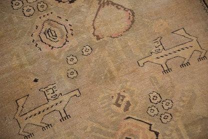 3.5x6.5 Antique Distressed Karabagh Rug