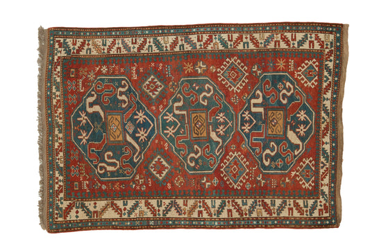 5x7.5 Antique Kazak Rug