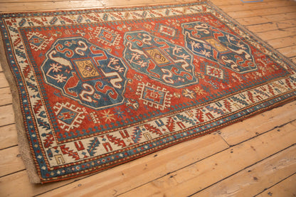 5x7.5 Antique Kazak Rug