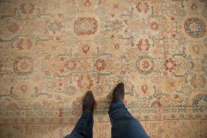 7x10.5 Vintage Distressed Tabriz Carpet