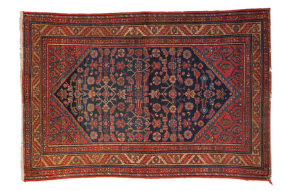 4x6.5 Vintage Malayer Rug