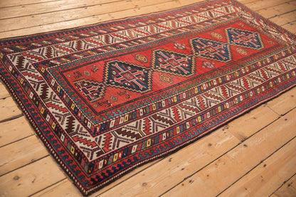 4x8 Antique Kazak Rug Runner