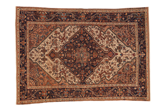 4.5x6.5 Vintage Distressed Malayer Rug