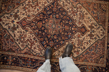 4.5x6.5 Vintage Distressed Malayer Rug