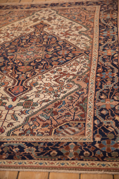 4.5x6.5 Vintage Distressed Malayer Rug