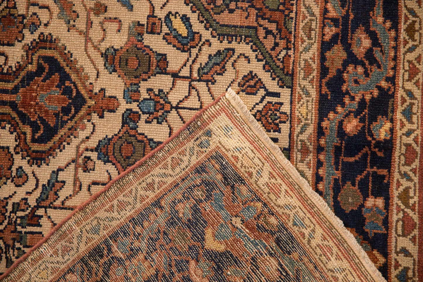 4.5x6.5 Vintage Distressed Malayer Rug