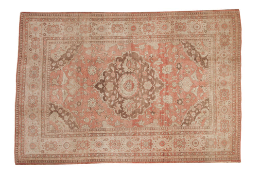 7x10 Vintage Distressed Oushak Carpet
