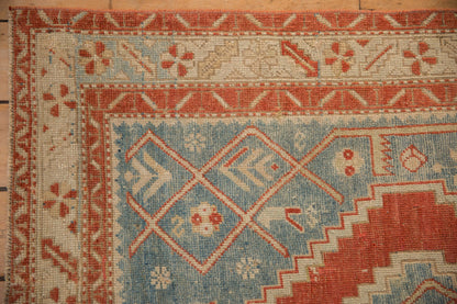 4x6.5 Vintage Distressed Karabagh Rug