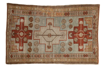 3x5 Vintage Distressed Caucasian Rug