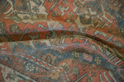 6.5x10 Vintage Distressed Caucasian Carpet