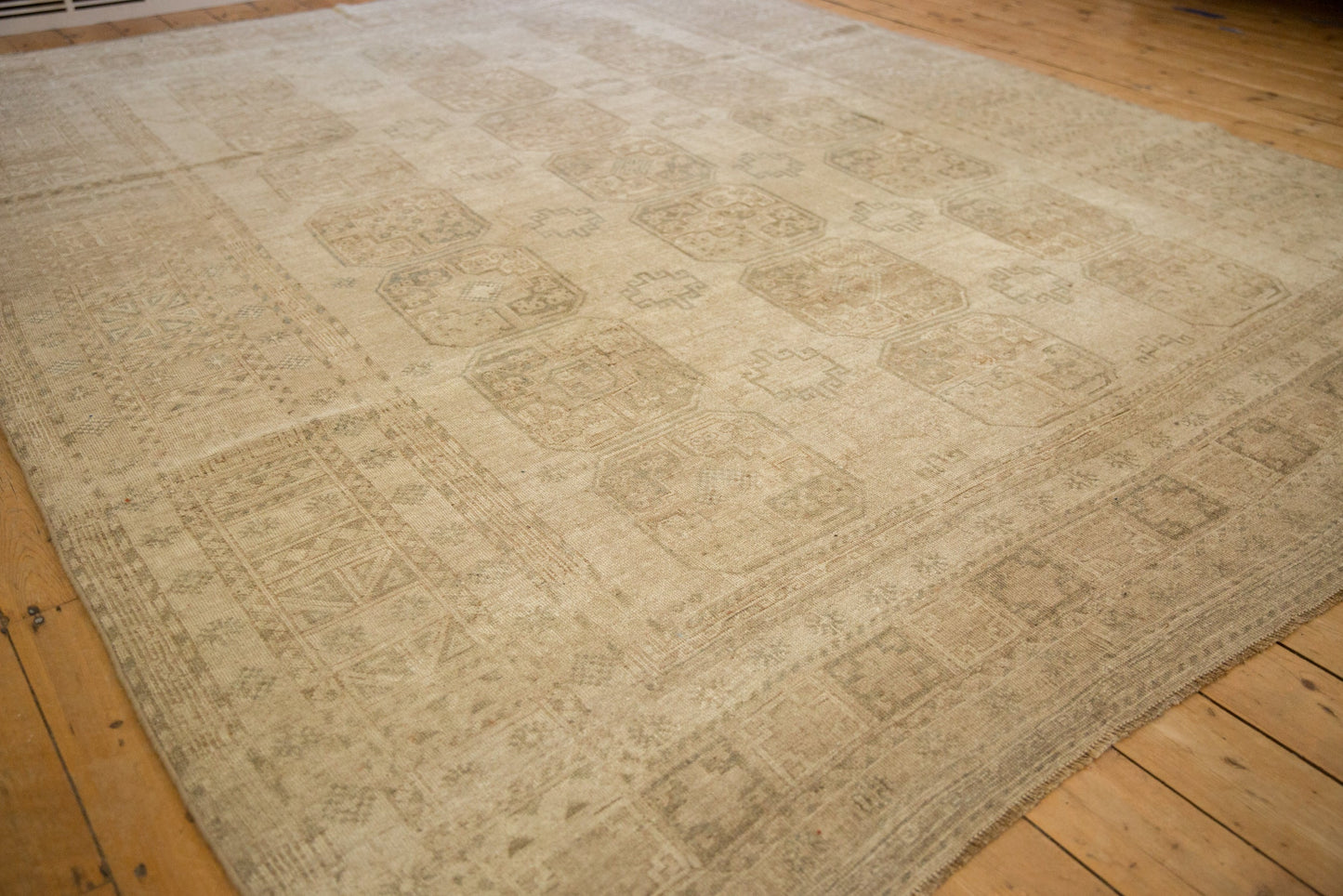 8.5x10.5 Vintage Distressed Ersari Carpet
