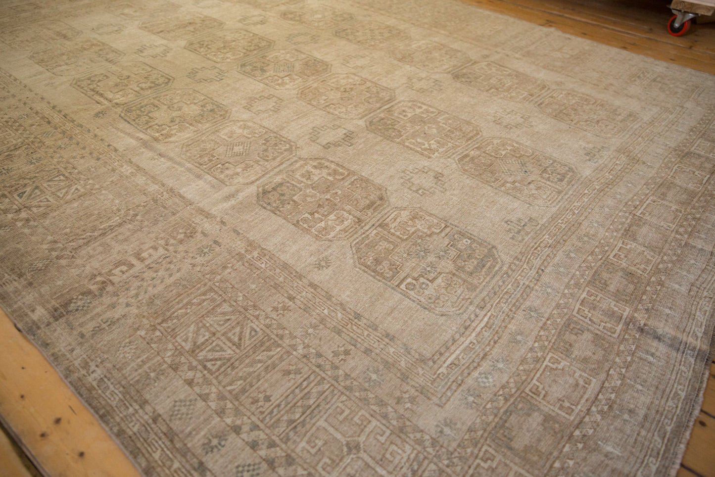 8.5x10.5 Vintage Distressed Ersari Carpet