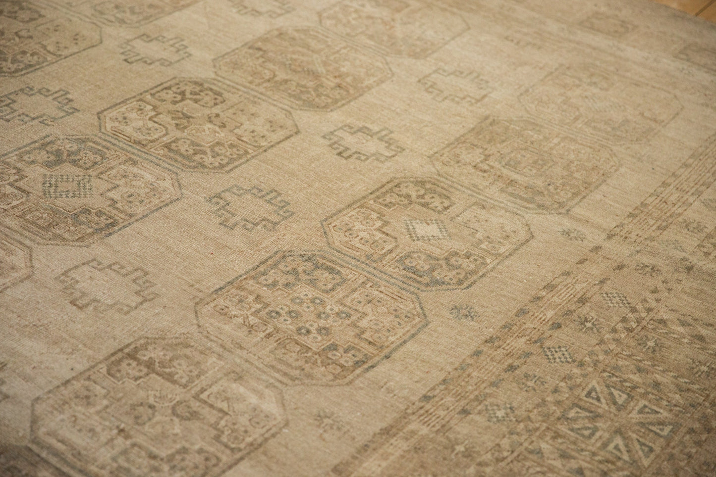 8.5x10.5 Vintage Distressed Ersari Carpet