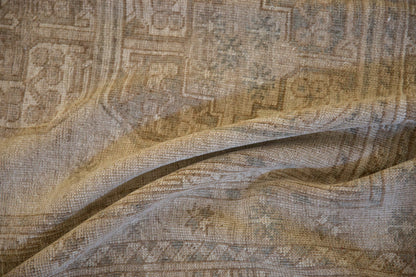 8.5x10.5 Vintage Distressed Ersari Carpet