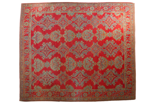 11.5x13.5 Vintage Oushak Carpet