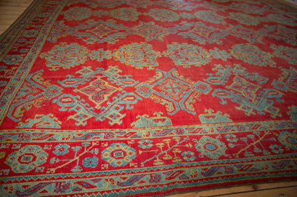 11.5x13.5 Vintage Oushak Carpet