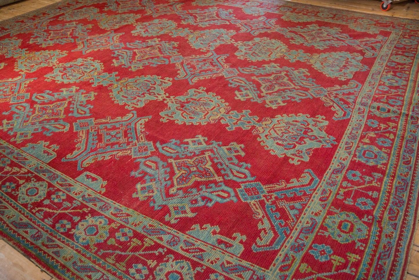 11.5x13.5 Vintage Oushak Carpet