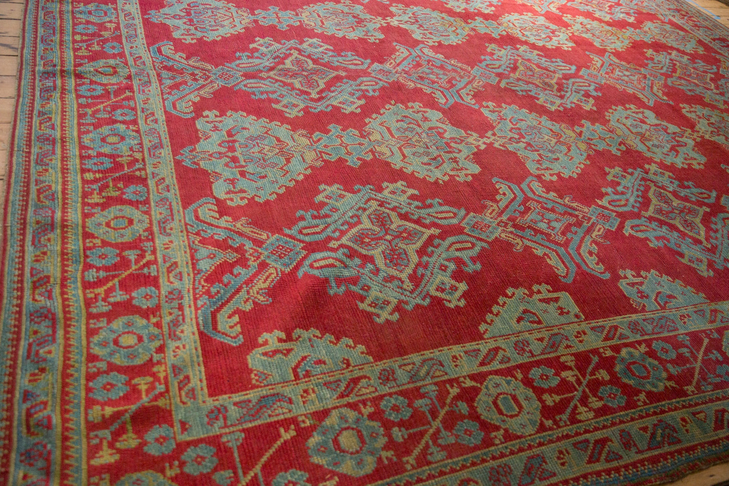 11.5x13.5 Vintage Oushak Carpet