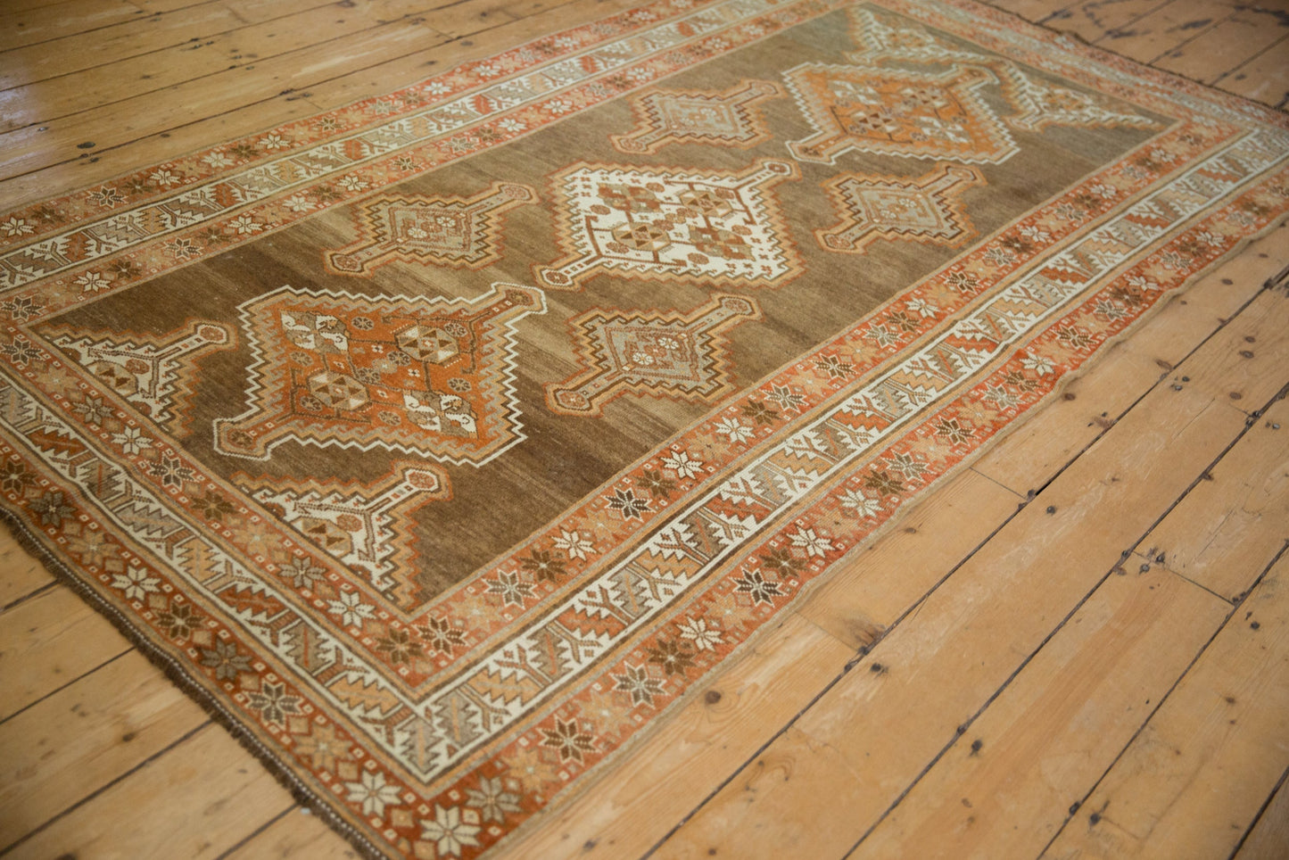 4.5x8.5 Vintage Distressed Kurd Rug
