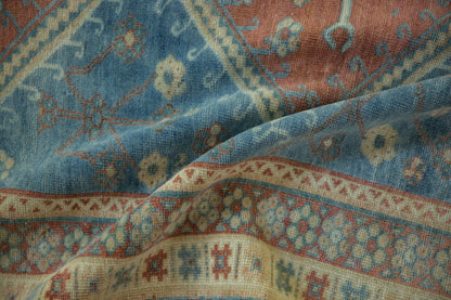 5x6.5 Vintage Distressed Caucasian Rug