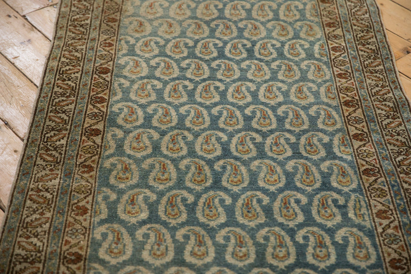 3x16 Vintage Distressed Hamadan Rug Runner